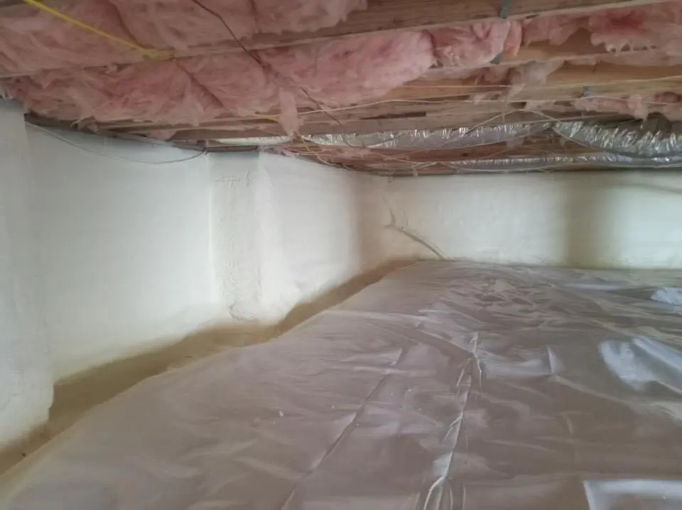 Crawl space encapsulation with closed-cell spray foam for Roof Maintenance in Terrell